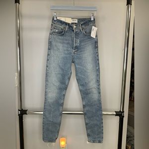 AGOLDE Nico High Rise Slim Fit. Size 24